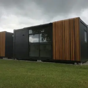 Casa portátil prefabricada bonita, cafetería móvil, diseño de Interior, Modular, sala de estar de lujo, paquete plano, contenedor de 4 dormitorios