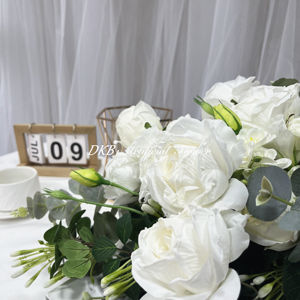 Fleurs artificielles DKB à prix abordable pour bouquet de mariée, roses éternelles, bouquet de mariée tendance - Product Image 4