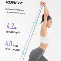 Bandas de Resistencia para Glúteos de Doble Color, Portátiles, para Entrenamiento en Casa, Juego de 5 Bandas de Goma Natural