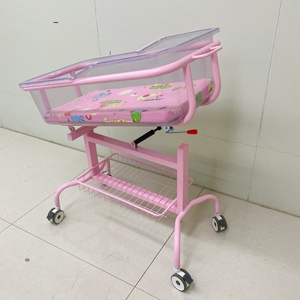 Bệnh Viện đồ nội thất xe đẩy em bé với khung thép trong suốt bé lưu vực phổ bánh xe mới Xe đẩy em bé để bán - Product Image 4