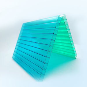 6mm 8mm 10mm Uv extrudé clair cellulaire <span class=keywords><strong>alvéolaire</strong></span> Pergola panneau creux feuilles de <span class=keywords><strong>Polycarbonate</strong></span> pour toit de serre - Product Image 5