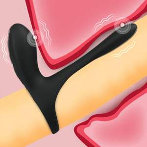 Anneau pénien télécommandé stimulateur de clitoris vagin érection longue durée jouets sexuels pour adultes vibrateur de pénis pour jouets sexuels anaux - Product Image 6