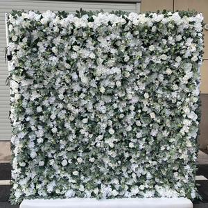 Fondo de pared de flores de hierba floral Panel de flores artificiales enrollables <span class=keywords><strong>para</strong></span> decoraciones de bodas al aire libre - Product Image 5