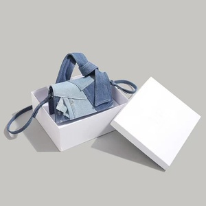Borsa in Denim da Donna dal Design Speciale, Borsa Quadrata Piccola Trendy 2026, Borsa a <span class=keywords><strong>Tracolla</strong></span> Versatile di Alta Gamma per Ragazze Giovani - Product Image 3