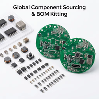 Solution clé en main professionnelle pour circuits imprimés (PCB)/assemblages de circuits imprimés (PCBA) offrant une conception personnalisée de cartes de circuits imprimés multicouches, assemblage et fabrication SMT/DIP pour