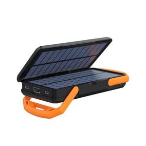 Batterie Externe Solaire Portable Étanche pour Camping en Extérieur avec Éclairage d'Urgence pour Téléphone Mobile - Product Image 4