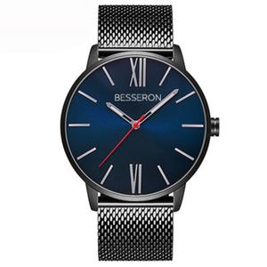 Montres-bracelets pour femmes, montres à quartz personnalisées en cuir noir, montres de luxe pour femmes en fer, montres à quartz serties de cristaux - Product Image 6