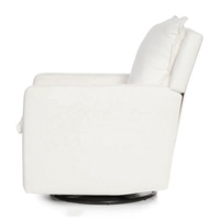 Sillón Reclinable Giratorio y Deslizante NOVA para Cuarto de Bebé, Sofá Cómodo para Sala de Estar, Mueble de Tela Multifunción, Silla Reclinable Eléctrica