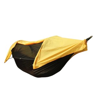 Grand hamac de camping familial avec espaces de couchage séparés et <span class=keywords><strong>moustiquaire</strong></span> partagée en nylon résistant - Product Image 3