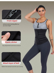 Hexin Shapewear Vérifié <span class=keywords><strong>Pro</strong></span> HEXIN Néoprène Taille Formateur Body Shaper Gaines Minceur Taille Corset Femmes Shapewear Ceinture Modélisation Sangle - Product Image 5