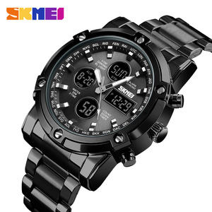 Reloj de Pulsera de Cuarzo Skmei 1389 Clásico de Lujo para Hombre, Resistente al Agua con Correa de Acero Inoxidable y Esfera Analógica - Product Image 2