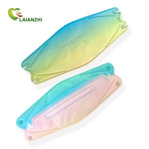 N95 मछली आकार कोई वाल्व इयरलूप आरामदायक सुरक्षात्मक डिस्पोजेबल फैशन रंगीन फेस मास्क - Product Image 3