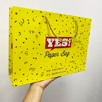 Recyclebare Synthetische Papieren Zak Met Trekkoord Handvat Custom Logo Bedrukt Oppervlak Voor Cosmetische Mode Sieraden Brillen Verpakking