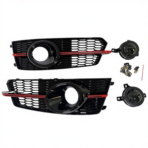 Cadre de phare antibrouillard OLIVER pour Audi A6/S6 2016-2018, compatible avec la version haute configuration ACC - Product Image 1