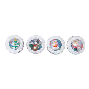 Stretchy Bouncing Putty Christmas Crystal Putty with White Foam Beads and Santa Claus - Product Image 3