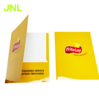 Carpeta de archivos de presentación en papel A4 A5 con logotipo personalizado, protección UV, bolsillos de almacenamiento de documentos comerciales impresos de fábrica elegantes