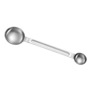 DFM02 Stainless Steel 5ml 15ml 2 Ends <b>Measure</b> <b>Spoon</b> - Product Image 1