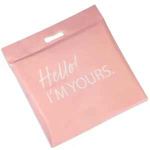 Индивидуальный дизайн, экологически чистые розовые полиэтиленовые конверты Co-Ex LDPE, почтовые сумки для одежды, сумка-тоут, Курьерская сумка