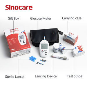 Sinocare CE/ISO Glucomètre Moniteur de glycémie <span class=keywords><strong>Bandelettes</strong></span> de test de glycémie <span class=keywords><strong>Bandelettes</strong></span> de test du diabète - Product Image 1