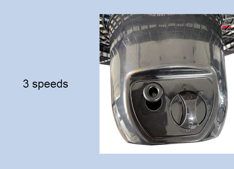 2022 hot  sale south America  18 inch industrial stand  fan  with  5 pp  colour  blade