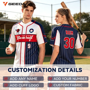 Seragam Tim Bisbol Kustom Set Jersey Olahraga Pabrik OEM ODM Produsen Grosir - Product Image 4