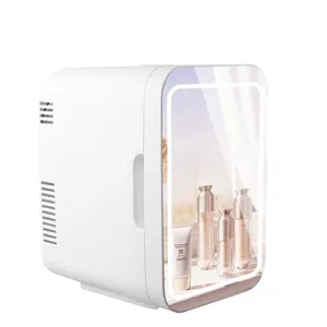 Refrigerador de 4L para el cuidado de la piel, venta al por mayor, mini refrigerador con logotipo personalizado, refrigerador de maquillaje de belleza para refrigerador cosmético