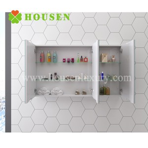 <span class=keywords><strong>Meuble</strong></span>-lavabo mural <span class=keywords><strong>sans</strong></span> cuivre LED miroir armoire <span class=keywords><strong>meuble</strong></span> salle de bain - Product Image 6