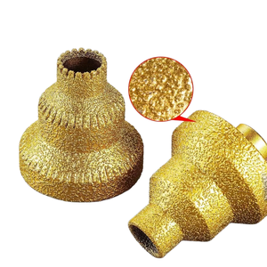 Broca cónica <span class=keywords><strong>multicapa</strong></span> soldada con diamante de 20-35-50mm, broca de centrado con rosca M14 <span class=keywords><strong>para</strong></span> mármol, azulejo y porcelana - Product Image 4