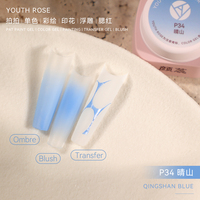 Gel de peinture pour ongles à texture épaisse et haute pigmentation, effet dégradé, neuf compartiments, vente en gros d'usine Youth Rose Nail Supplies