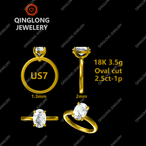 Обручальные кольца из чистого желтого золота 14 карат 18 карат для женщин и мужчин - Product Image 5