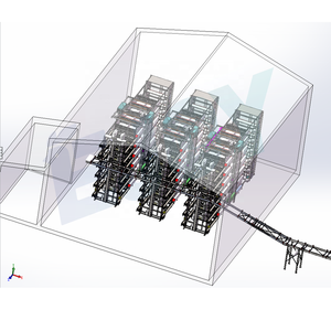 Gallinero de Acero de Alta Calidad con Estructura Multicapa, Personalizado para Exteriores, para <span class=keywords><strong>Gallinas</strong></span> Ponedoras, para Granjas Avícolas - Product Image 3