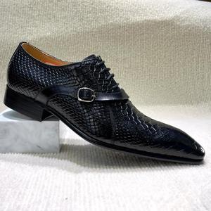 Zapatos de Vestir Formales de Cuero Genuino para Hombre, Hechos a Mano, con Punta en Pico, Elegantes, para Boda, Personalizados y de Alta Calidad - Product Image 6
