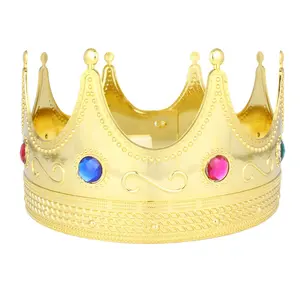 Coroa Traje Coroa atacado Regal do Rei para decoração do traje de aniversário