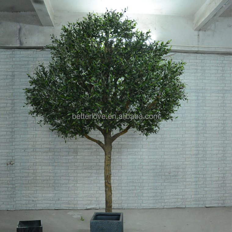 Big Faux Olive Tree Large Green Big Evergreen Faux Indoor 3 Meter