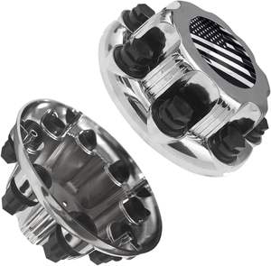 2007-2013 pour Chevrolet Silverado Avalanche Tahoe capuchons de moyeu central de roue de banlieue 215mm couvercle de jante en alliage <span class=keywords><strong>Chrome</strong></span> véhicule de protection - Product Image 2