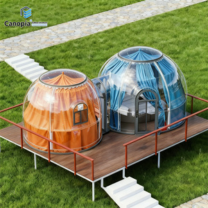 ATLAS Moderna Cúpula Esférica Prefabricada, Casa Burbuja, Carpa para Exteriores, Hotel en Zona Escénica, Casa de Huéspedes, Comedor con Vista al Cielo Estrellado, PC Transparente - Product Image 6
