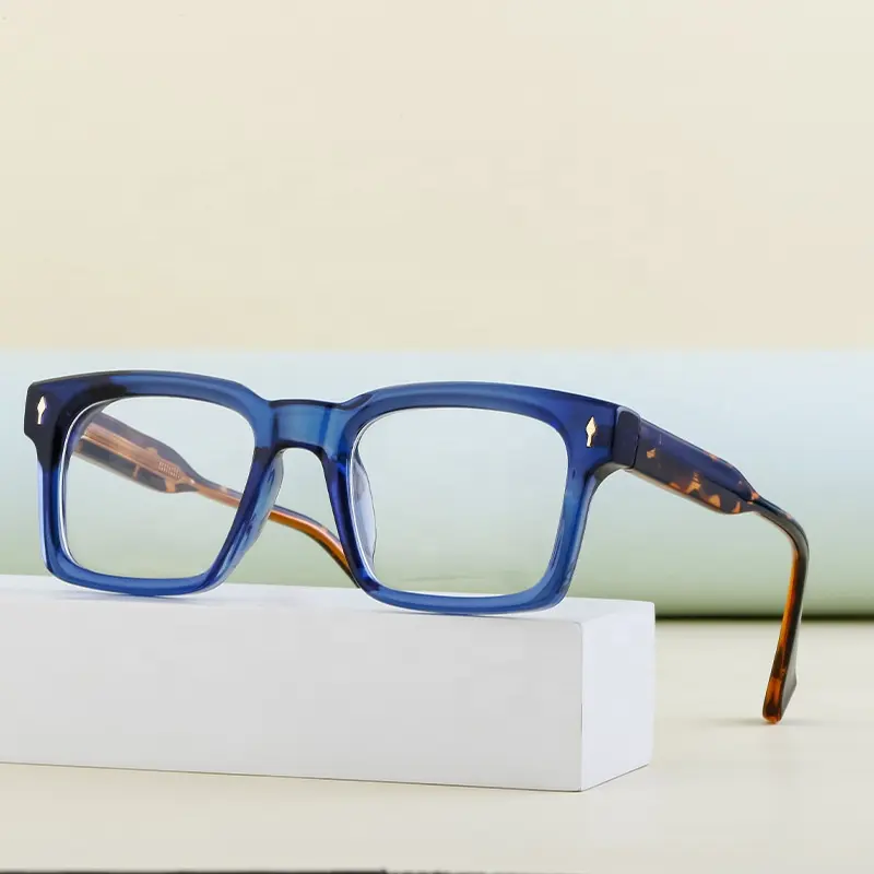 Gafas de sol clásicas de moda para mujeres y hombres, Metal óptica de gafas con montura, venta al por mayor