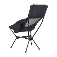 Chaise de camping portable à dossier haut réglable avec logo personnalisé du fabricant E-RIKE, chaise de camping inclinable portable pour l'extérieur