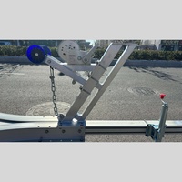 Remorque pour bateau gonflable en aluminium à double essieu de 27 pieds, remorques pour bateau en aluminium de 27 pieds, remorque de transport de bateau marin