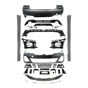<span class=keywords><strong>LeGai</strong></span> MT Style M Sport Kit complet de carrosserie pour BMW Série 3 G20 2019-2022 Facelift Black PP Material Front/Rear Bumpers Side - Product Image 6