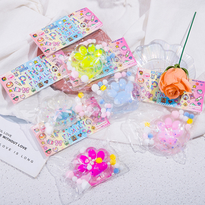 Jouet anti-stress souple en EVA, motif patte de chat, cristal polarisé, ciel étoilé rêveur, design personnalisé, rebond lent, unisexe, 14 ans et plus, pour étudiants - Product Image 3