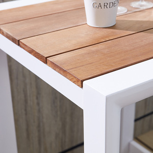 Chaise de <span class=keywords><strong>bar</strong></span> haute en métal moderne pour terrasse extérieure, jardin, villa, maison d'hôtes, comptoir de loisirs, sans accoudoirs - Product Image 3