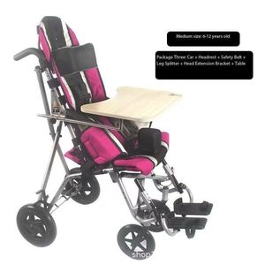 Sedia a rotelle manuale per bambini pieghevole per bambini Scooter per la mobilità pediatrica per disabili handicappati Baby <span class=keywords><strong>Trotter</strong></span> per passeggiare - Product Image 4