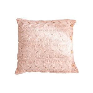 Sofa <strong>Cushion</strong> Covers Set Chair Seat <strong>Beige</strong> Modern Material Knitted Pillowcase// High Quality White Pillowcase Woven OEM Available - Product Image 5
