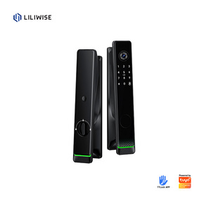 Liliwise Tuya Ttlock Automatic Biometric Lock Rfid Card <b>Wifi</b> App Ble Fingerprint <b>Smart</b> Door Lock With <b>Camera</b> - Product Image 1