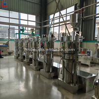 Presse à huile hydraulique à froid commerciale pour l'extraction et le traitement d'huiles comestibles (noix de coco, olive, avocat, graines)