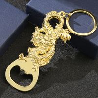Décapsuleur de bouteille en métal en forme de dragon chinois, porte-clés décoratif, pendentif, porte-clés, décapsuleur de bière, support de voiture, logo personnalisé, décapsuleur de vin