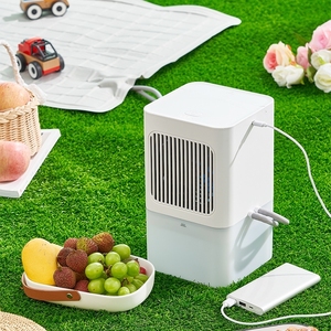 電気ベッド & 屋外車冷却システムSL408低電力6W水蒸発冷却ファンデジタル制御プラスチック製 - Product Image 6