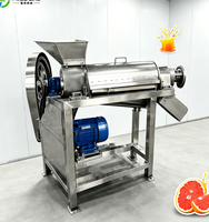 Tropische fruitverwerkingsmachine voor mango- en ananasvruchtensap, geschikt voor rauwe mango- en ananasvruchten.