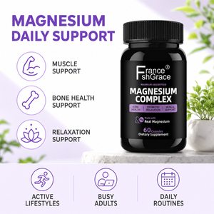Suplementos de Complejo de Vitamina y Magnesio Shecome de Alta Calidad, Apoyan la Energía y el Sistema Inmunológico, 60 Cápsulas de Complejo de Magnesio - Product Image 2